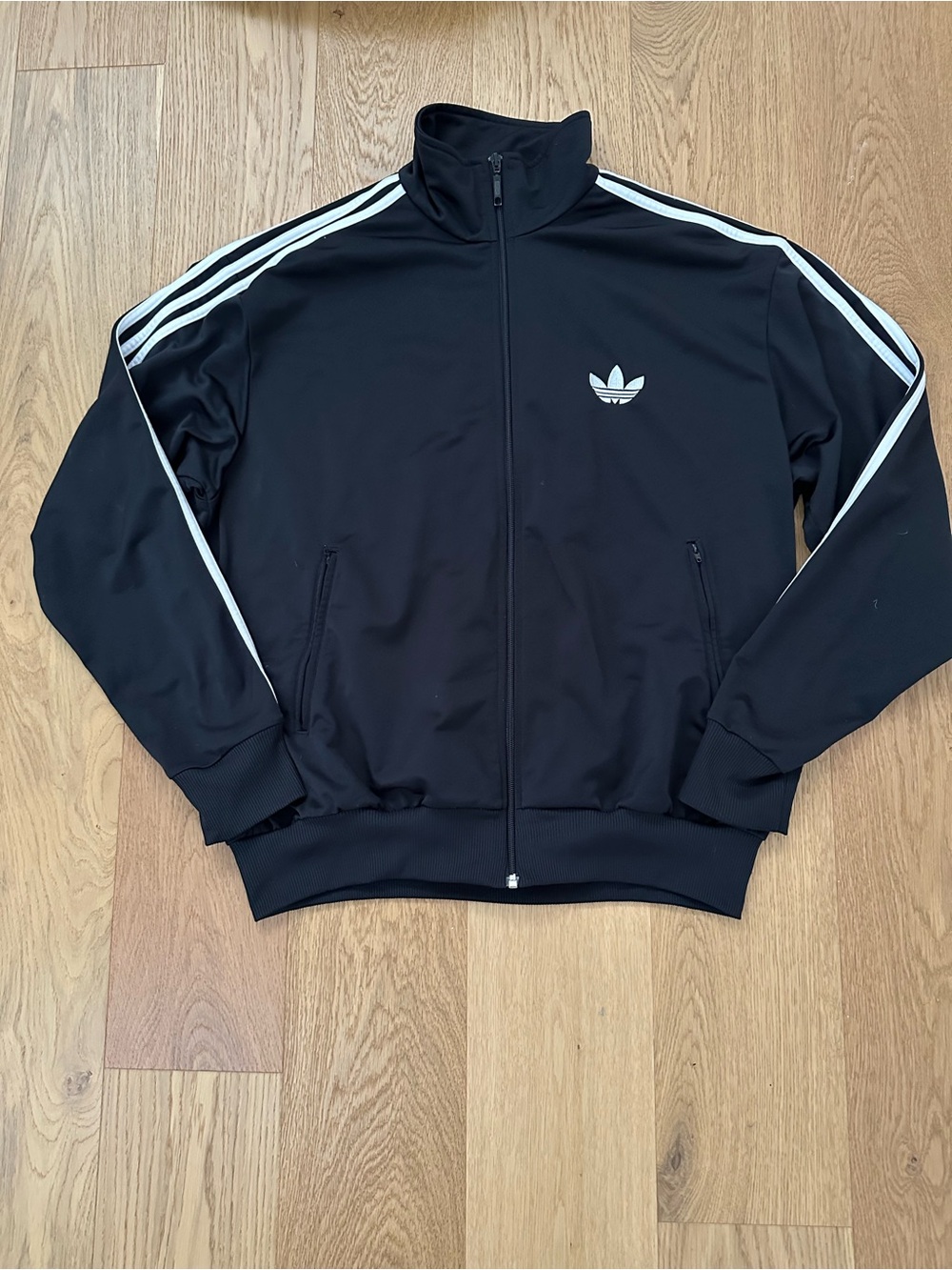 Adidas firebird track jacket black xl retro